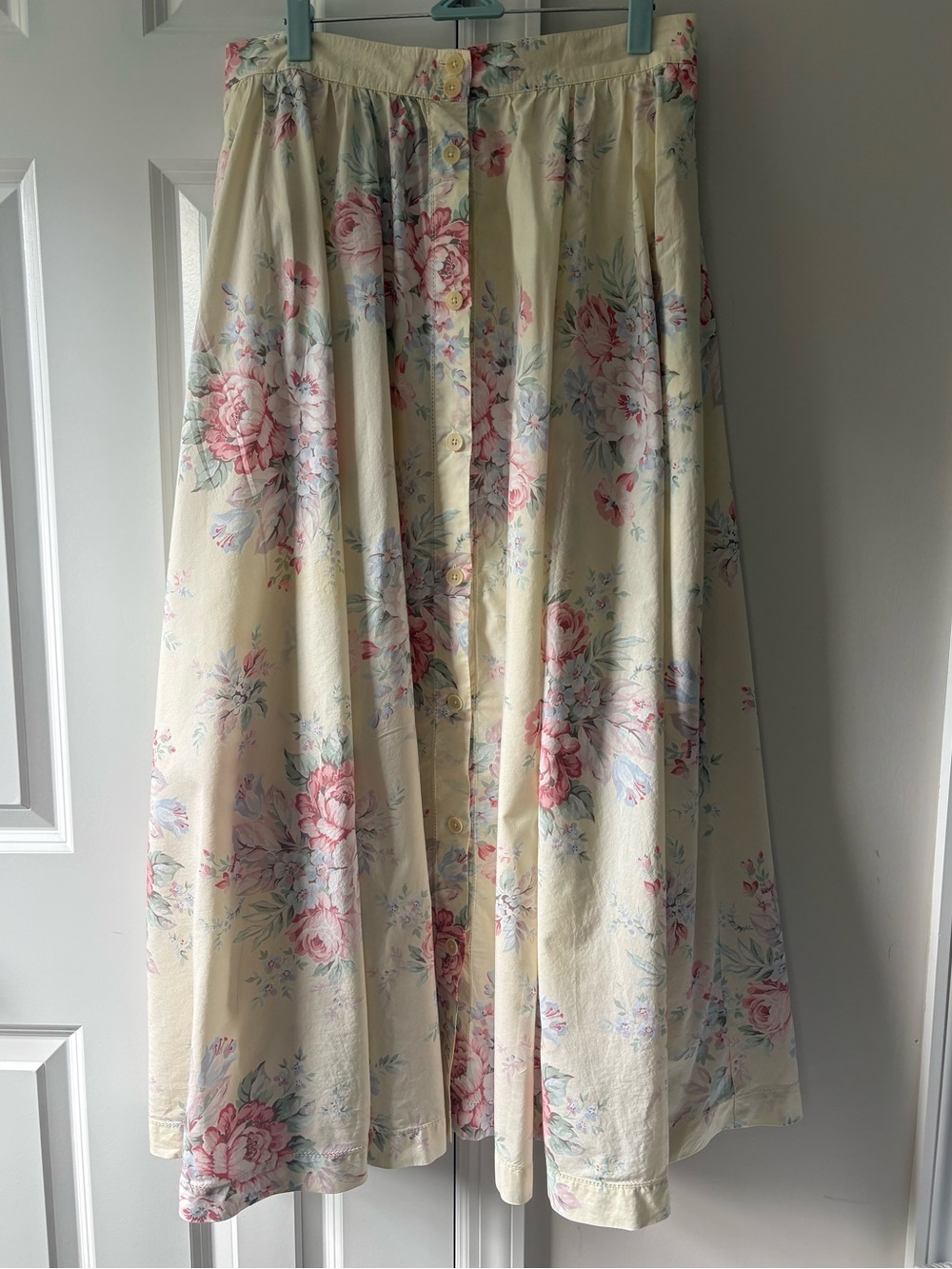 Lauren Ralph Lauren Vintage Floral Midi Skirt